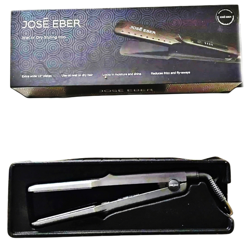 JOSÉ EBER 1.25" WET OR DRY HYBRID HAIR FLAT IRON